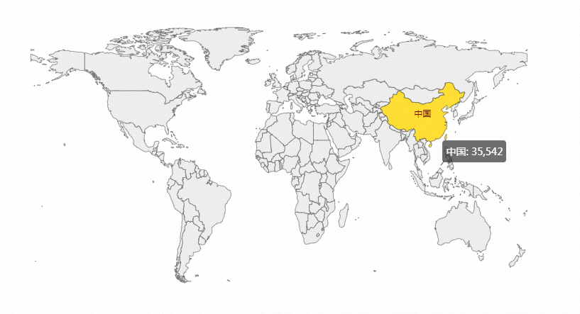Echarts世界地图中文版